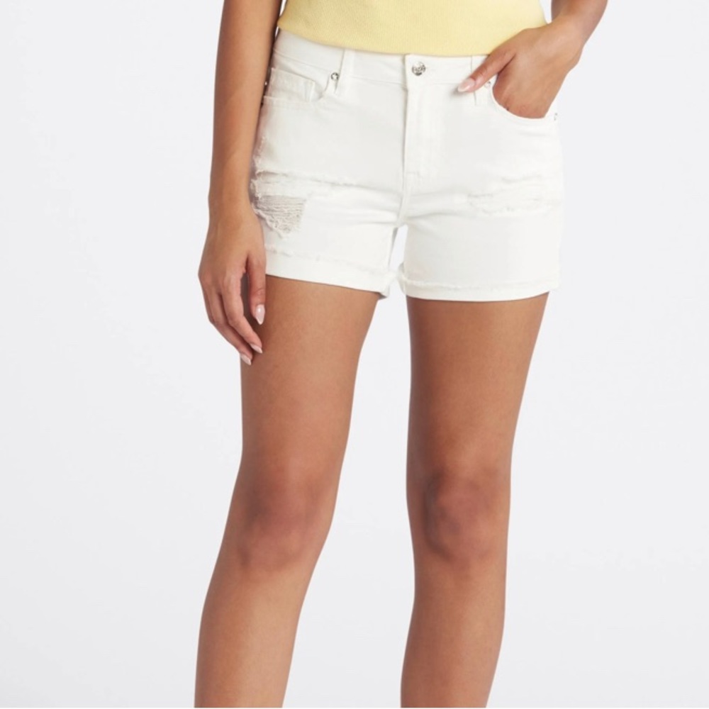Vigoss Marley Cuffed Distressed Short - Picture 4 of 6